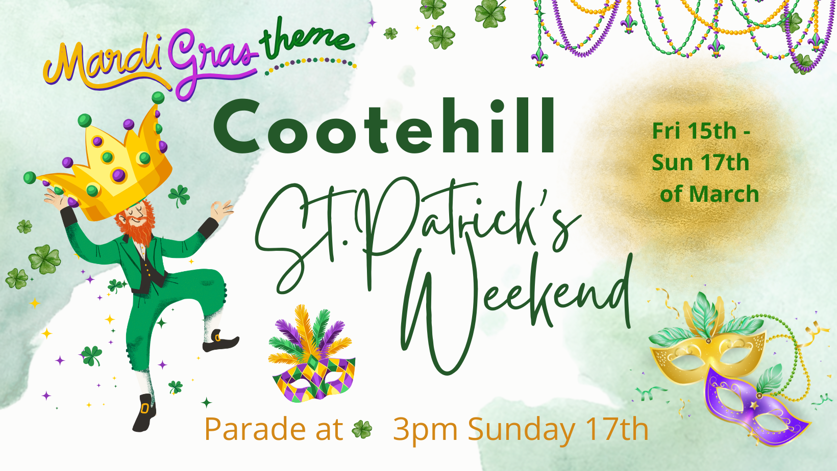 Cootehill.ie, St Patrick's Day Parade, Entry Forms, Mardi Gras Theme